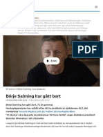 Börje Salming Har Gått Bort - SVT Sport