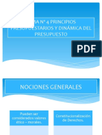 Derecho Tributario - Tema 4 - Principios Presupuestarios y Dinámica Del Presupuesto