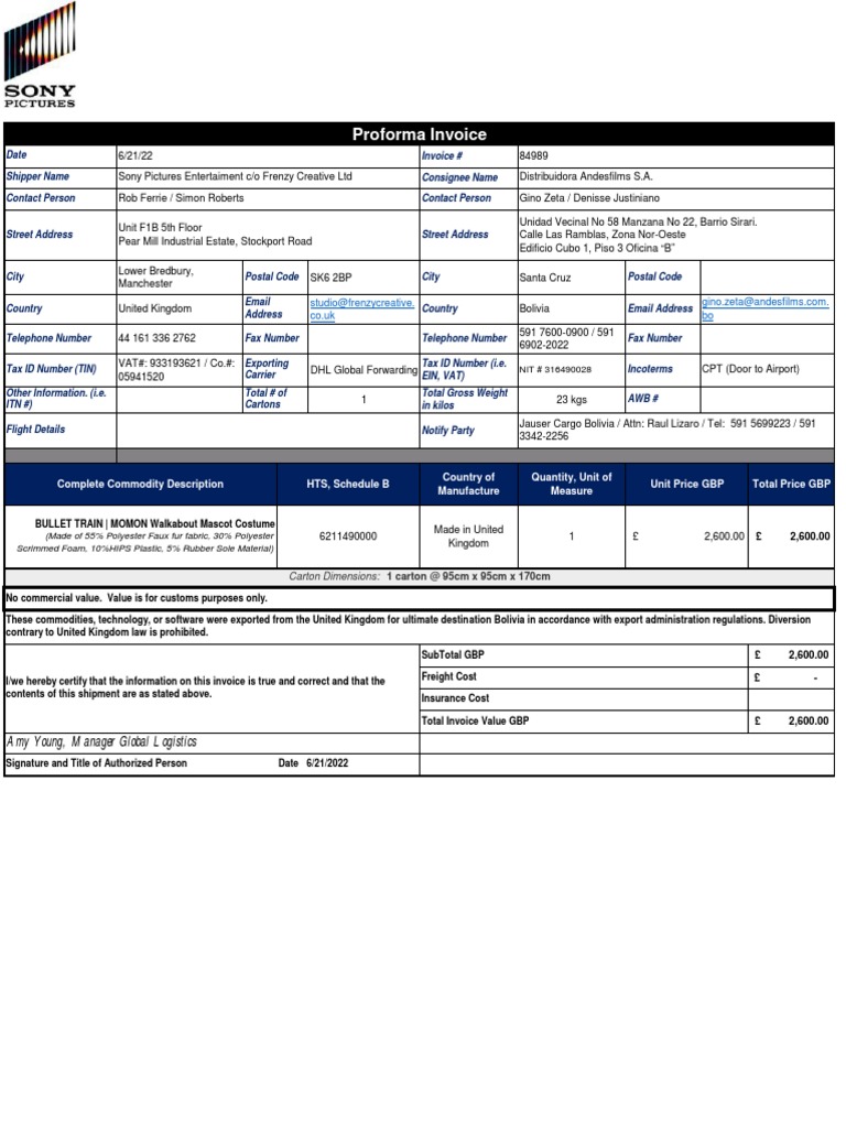 DGF - (S) Frenzy Creative LTD (C) Distribuidora Andesfilms Sa - v566518 ...