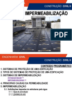 Impermeabilização de construções