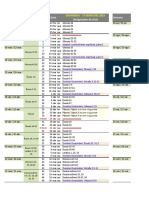 Calendario de Aulas SEMINARIO 2022