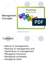 Management Concepts: Management Concept/dr. Kaamini Sharma 1