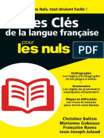 Les Cles de La Langue Francaise Pour Les Nuls Grand Format Christine BOLTON Marianne GOBEAUX Etc. z Lib.org