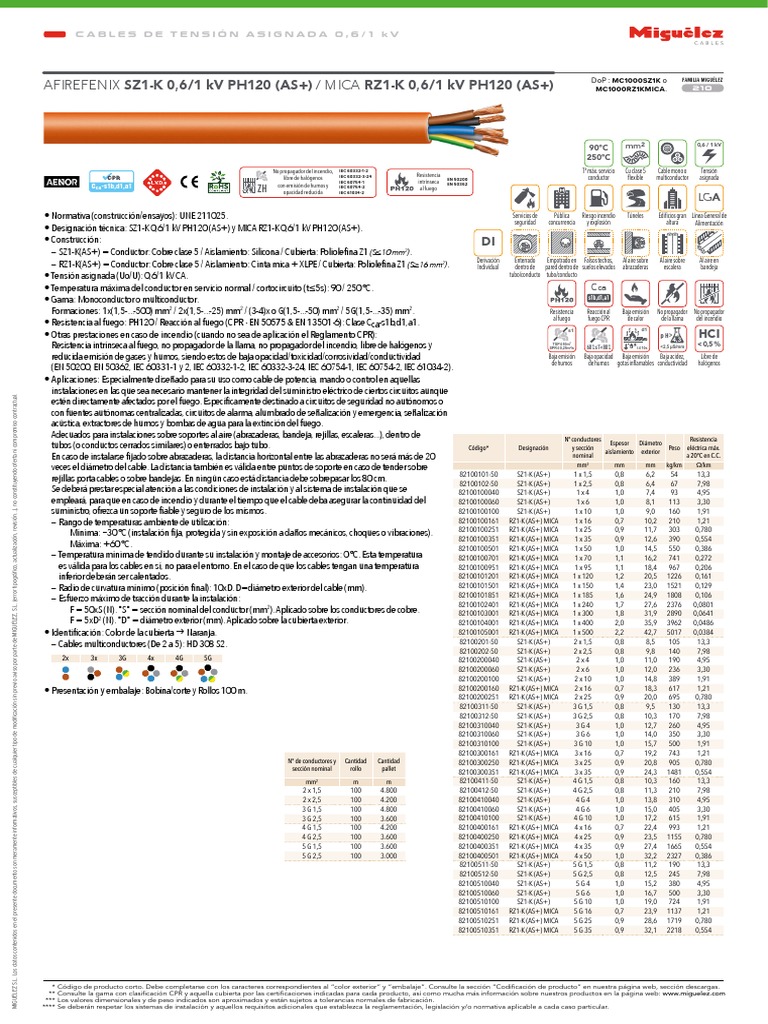 RZ1-K (As+) | Descargar gratis PDF | Química