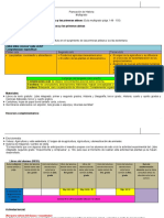 Planeación de Historia (El Desarrollo de La Agricultura y Las Primeras Aldeas) 1er Biemestre