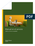 Manual de Servicio Al Cliente - Abi Olvera