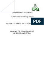 QUIMICA ANALITICA - 2019 - Manual Qca Analitica