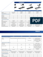 Caminadoras P-tr2 P-tr3 P-tr5 P-tr9 Características Del Productos Características Técnicas