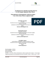 Important 3 Article Facteurs Determinants Controle de Gestion