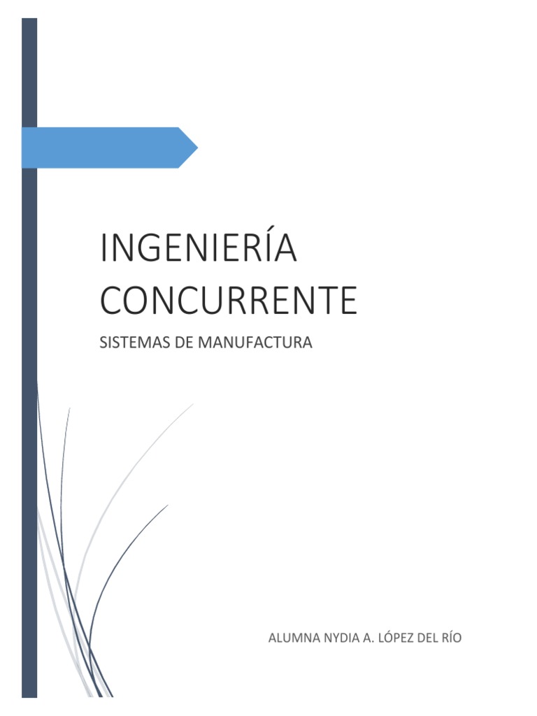 Ingeniería Concurrente en Manufactura | PDF | Diseño | Ingeniería