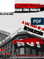 Primer Encuentro Nacional "Luciano Cruz Aguayo"