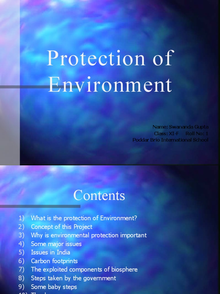 Protection of Environment Brio | PDF | Environmental Degradation ...