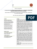 Utilización de Materiales Innovadores en El Alcance de Condiciones Arquitectónicas en Vis en El Salvador