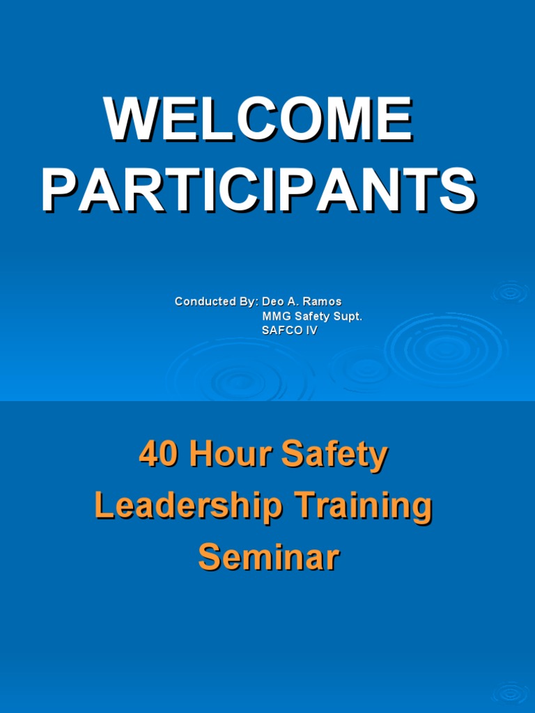 Leadership Training | PDF | Safety | Leadership