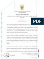 001 Reforma A La Ordenanza Sustitutiva Que Crea y Regula El Estacionamiento Municipal de Accion Rotativa Tarifada Guaranda Esmartg