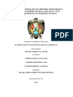 Trabajo Asignado-El Medio Fisico en Estudios de Impacto Ambiental-Curso Gestion Ambiental Mi