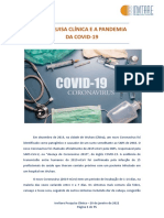 Pesquisa Clinica e a Pandemia Da COVID-19 Janeiro2022