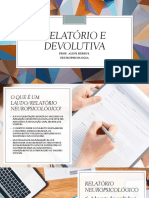 Relatório e Devolutiva