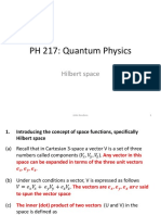 Hilbert Quantum Physics