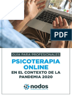 Guía para la práctica de la psicoterapia online