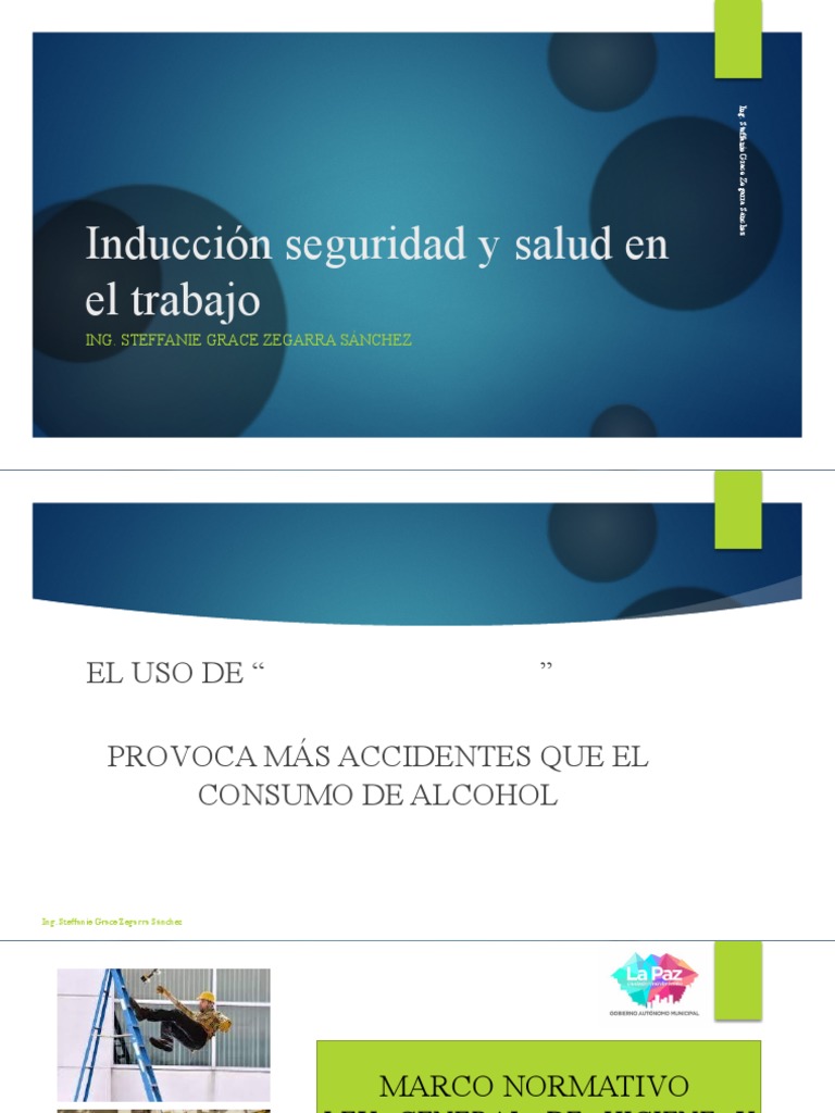 Inducción Seguridad Y Salud En El Trabajo Pdf Andamio Seguridad Y