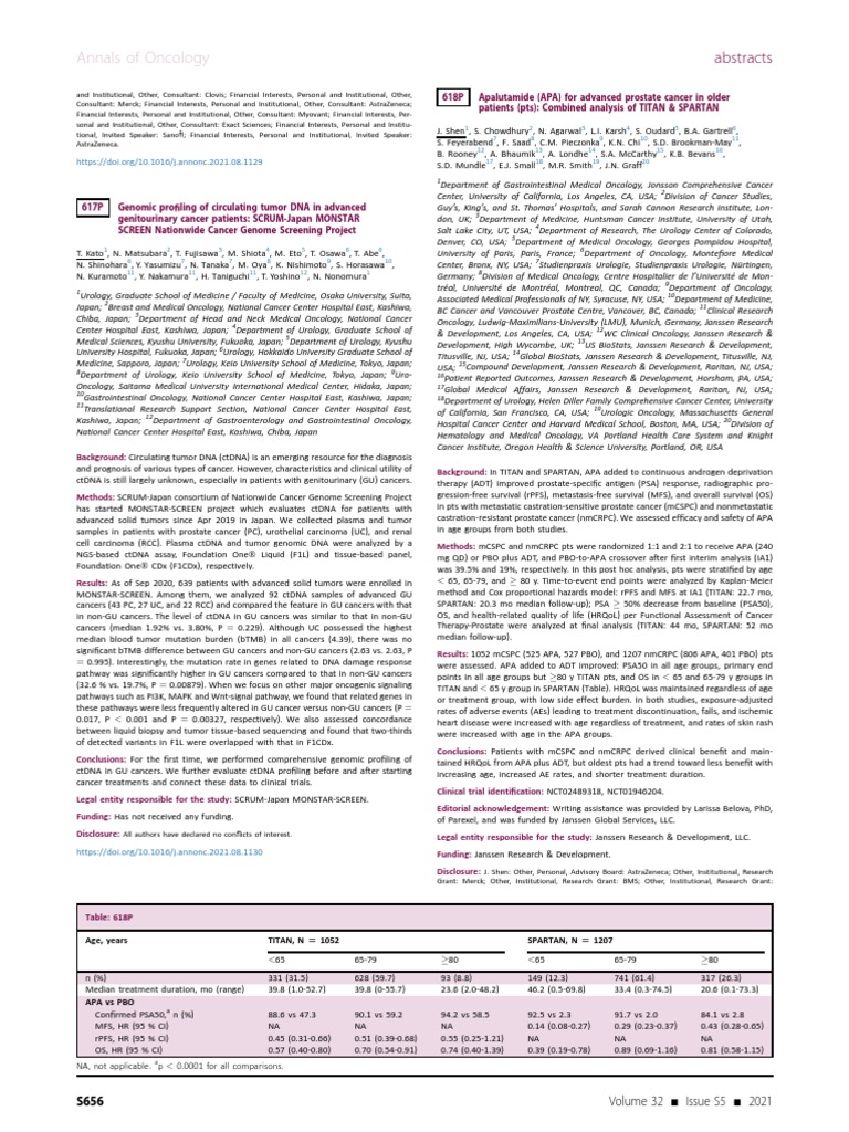 Genomic Profiling of Circulating T | PDF | Cancer | Neoplasms