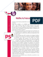Pot de campagne 27.06 - carnet des témoignages pour F. Hollande