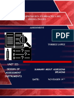 KEVIN TORREZ summary assessing speaking