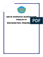 Data Dukung Kuisioner Pokja 4