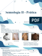 Semiologia II - Prática respiratória e cardíaca