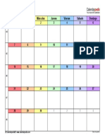 Calendario Noviembre 2022 Espana Horizontal