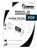 ALPHATIG 252 DP Manual Operacion