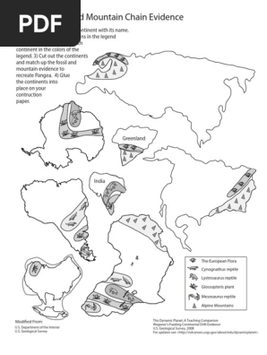 Pangaea Puzzle Pieces