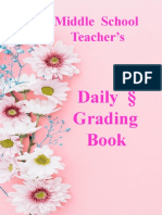 Daily and Grading Book 2019 - Roses