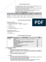 Instrumen Pengamatan Sikap