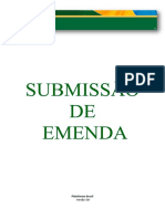 Manual Plataforma Brasil - Submissão de Emendas