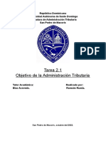 Tarea 2.1 - Objetivo de la Administración Tributaria - Ramsés Rueda D.