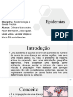 Epidemias Trabalho de Extensão