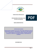Primera Convocatoria #030-2022-LG-FSM - Contratación de Alquiler Camionetas - Campo Deportiv
