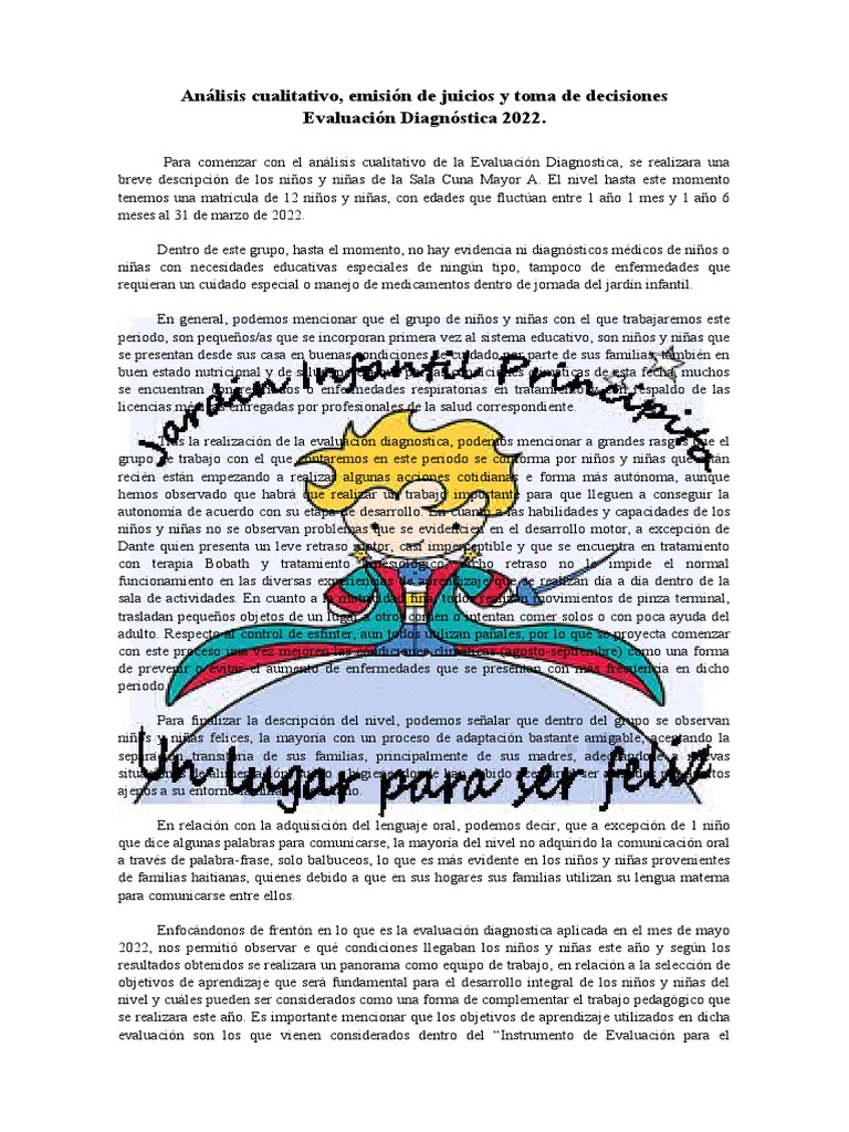 Análisis Cualitativo PDF Aprendizaje Evaluación