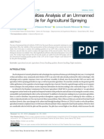 Handling Qualities Analysis of An Unmanned Aircraft Vehicle For Agricultural Spraying