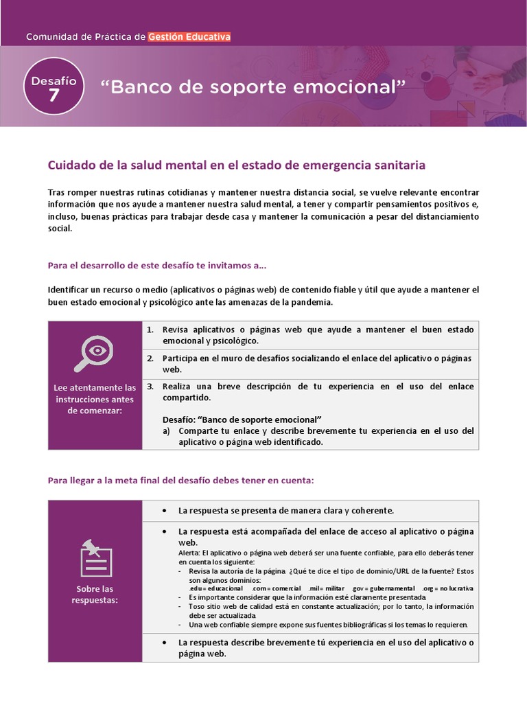 Salud Mental En Emergencia Sanitaria Pdf Red Mundial Internet Y Web