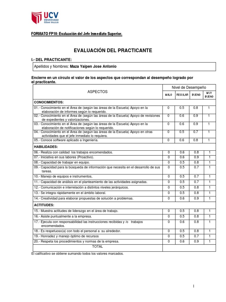 Formato FP10 | PDF