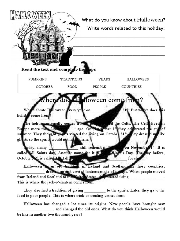 Where Does Halloween Com From PDF