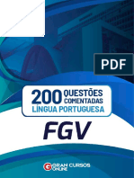 E Book Questoes Comentadas FGV Lingua Portuguesa Professor Fidelis Leite