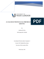 Dignity PLC ANALYSIS OF THE FINANACIAL PERFORMANCE 2018 PDF