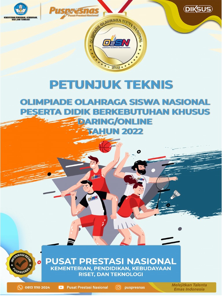 Rev. 1 Juknis O2SN-PDBK 2022 | PDF