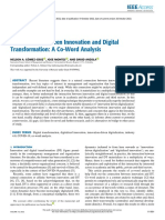 2022 - Interactions Between Innovation and Digital Transformation. A Co Word Analysis