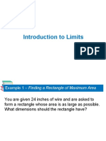 Introduction To Limits