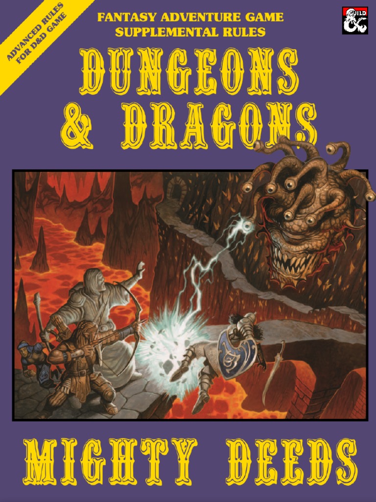 Mighty Deeds Pdf Dungeons Dragons Wizards Of The Coast